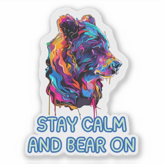 Bär Aufkleber (Vorderseite)