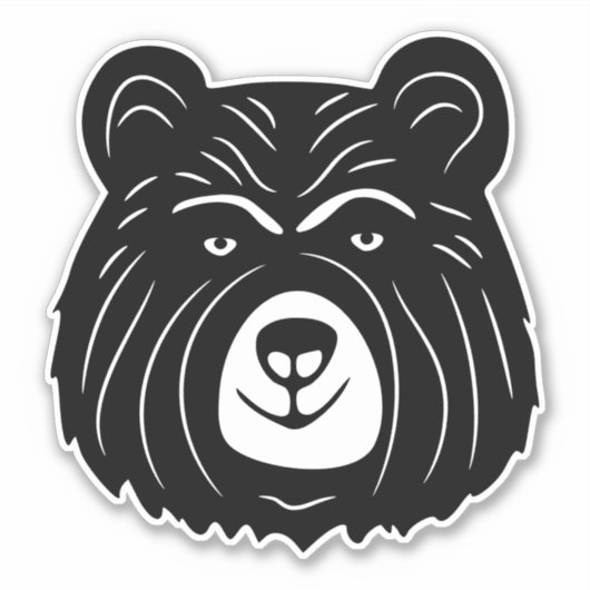 Bär Aufkleber (Vorderseite)