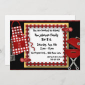 Bar B Q Picnic Party Einladungen Ankündigung (Vorne/Hinten)