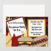 Bar B Q Picnic Party Einladungen Ankündigung (Vorne/Hinten)