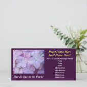 Bar-B-Que im Park! Einladungs-Fotokarten (Stehend Vorderseite)