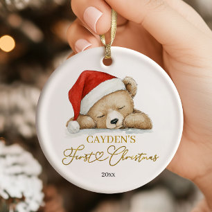 Bär Baby Erstes Weihnachtsornament
