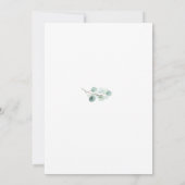 Bär-Baby Shower Einladung Mädchen (Rückseite)