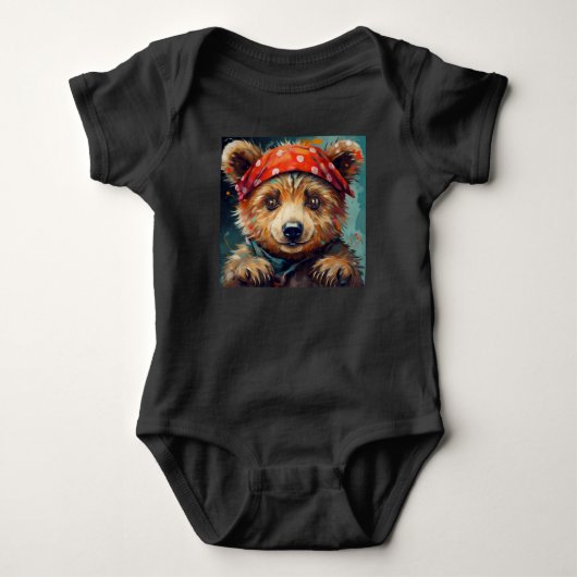 Bär Baby Strampler (Vorderseite)
