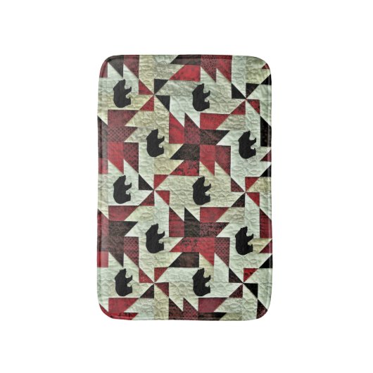 Bär Badematte (Vorderseite Vertikal)