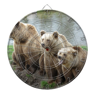 Bär Bären Tier Anpassung personalisieren Jahrestag Dartscheibe