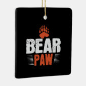 Bär - Bärenpfeife Keramikornament (Rechts)