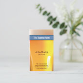 Bar-Barkeeper für Blaugürtel Visitenkarte (Stehend Vorderseite)