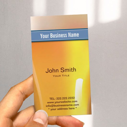 Bar-Barkeeper für Blaugürtel Visitenkarte