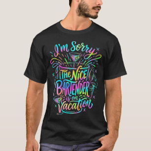 Bar Bartending ENTSCHULDIGUNG Der nette Barkeeper T-Shirt