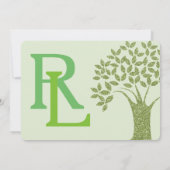 Bar Bat Bnai Tree of Life Mitzvah Einladung (Rückseite)