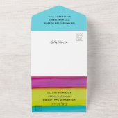 Bar Bat Mitzvah Alle n 1 Einladung Confetti Tallit (Außenbereich)