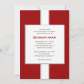 Bar & Bat Mitzvah Ankündigungen & Einladungen (Rückseite)