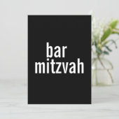 Bar & Bat Mitzvah Ankündigungen & Einladungen (Stehend Vorderseite)