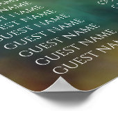 Bar & Bat Mitzvah aus dieser World Seating Chart Poster (Ecke)