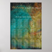 Bar & Bat Mitzvah aus dieser World Seating Chart Poster (Vorne)