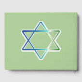 Bar Bat Mitzvah Custom Foto Guest Book Gästebuch (Rückseite)