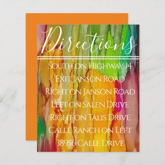 Bar Bat Mitzvah Ein kleiner Abriss der Farbtafel-K (Vorne/Hinten)