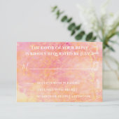 Bar Bat Mitzvah einfach zu subtil RSVP Karte (Stehend Vorderseite)