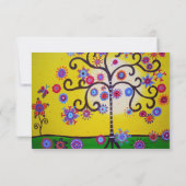 Bar Bat Mitzvah Einladung (Rückseite)