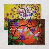 Bar Bat Mitzvah Einladung (Vorne/Hinten)