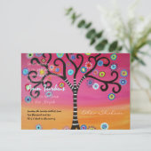 Bar Bat Mitzvah Einladung (Stehend Vorderseite)