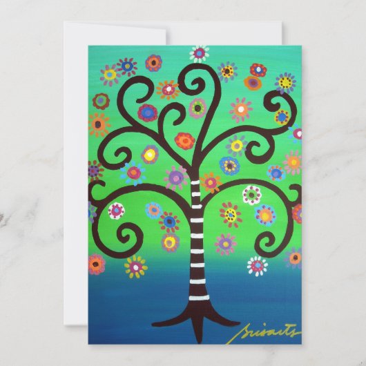 Bar Bat Mitzvah Einladung (Vorderseite)