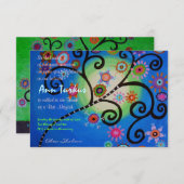 Bar Bat Mitzvah Einladung (Vorne/Hinten)