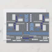 Bar Bat Mitzvah Einladung für digitale Videospiele (Rückseite)