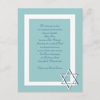 Bar/Bat Mitzvah Einladungen