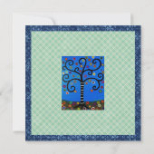 Bar Bat Mitzvah Einladungen (Rückseite)