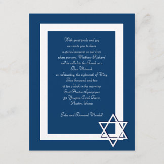 Bar/Bat Mitzvah Einladungen
