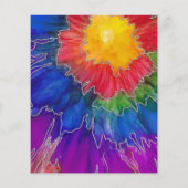 Bar Bat Mitzvah Einschließung/Richtung Farbige Tin (Rückseite)