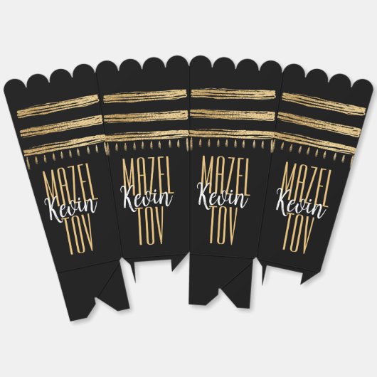 Bar Bat Mitzvah Elegant Geschenkschachtel (Ungeklappt)