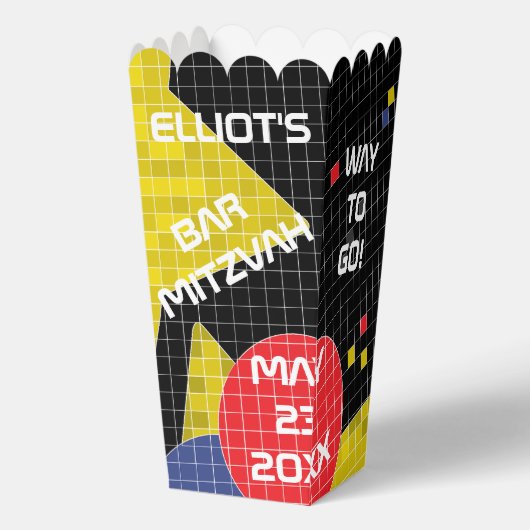 Bar Bat Mitzvah GAME ON Geschenkschachtel (Vorderseite)