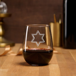 Bar/Bat Mitzvah, Name des Kindes, Bris usw. Stielloses Weinglas