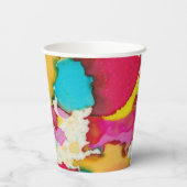 Bar Bat Mitzvah Paper Cup Confetti Pappbecher (Rückseite)
