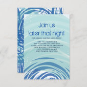 Bar Bat Mitzvah Party Card Einladung (Vorne/Hinten)