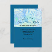 Bar Bat Mitzvah Party Card Einladung (Vorne/Hinten)