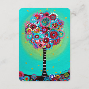 Bar Bat Mitzvah RSVP Card Tree of Life Einladung