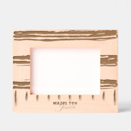 Bar Bat Mitzvah Tallit Geätzte Rahmen
