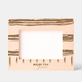 Bar Bat Mitzvah Tallit Geätzte Rahmen