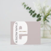 Bar Bat Mitzvah Vielen Dank, dass Sie Karte FLAT2- (Stehend Vorderseite)