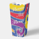 Bar Bat Mitzvah Wirbel Geschenkschachtel (Rückseite)