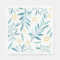Bar Bat Mitzwa Jüdische Hochzeit Chanukka Aquarell