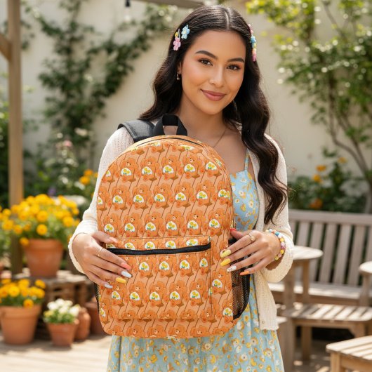 Bär-Bedruckter Rucksack