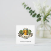 Bar Beer Brewery Shop Visitenkarte (Stehend Vorderseite)