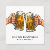 Bar Beer Brewery Shop Visitenkarte (Vorderseite)
