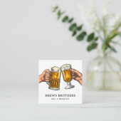 Bar Beer Brewery Shop Visitenkarte (Stehend Vorderseite)