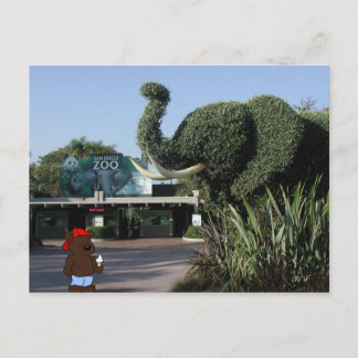 "Bär besucht Familie" CA-Postkarte Postkarte